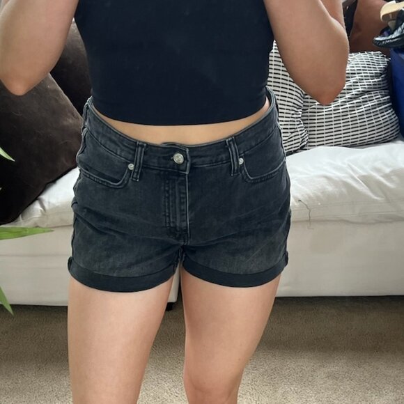 Wild Fable Black Denim Shorts - Picture 4 of 6